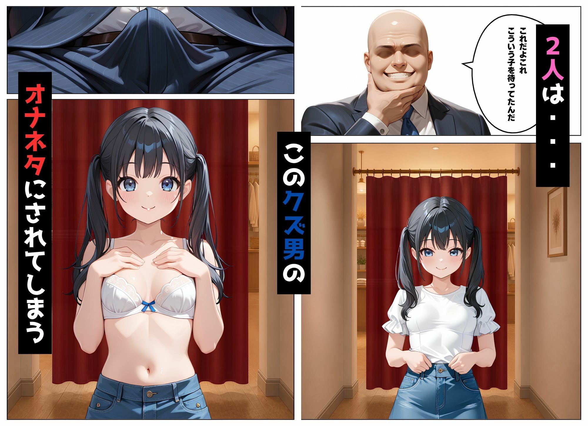 水着を買いに来た2人が盗撮される話 サンプル画像4