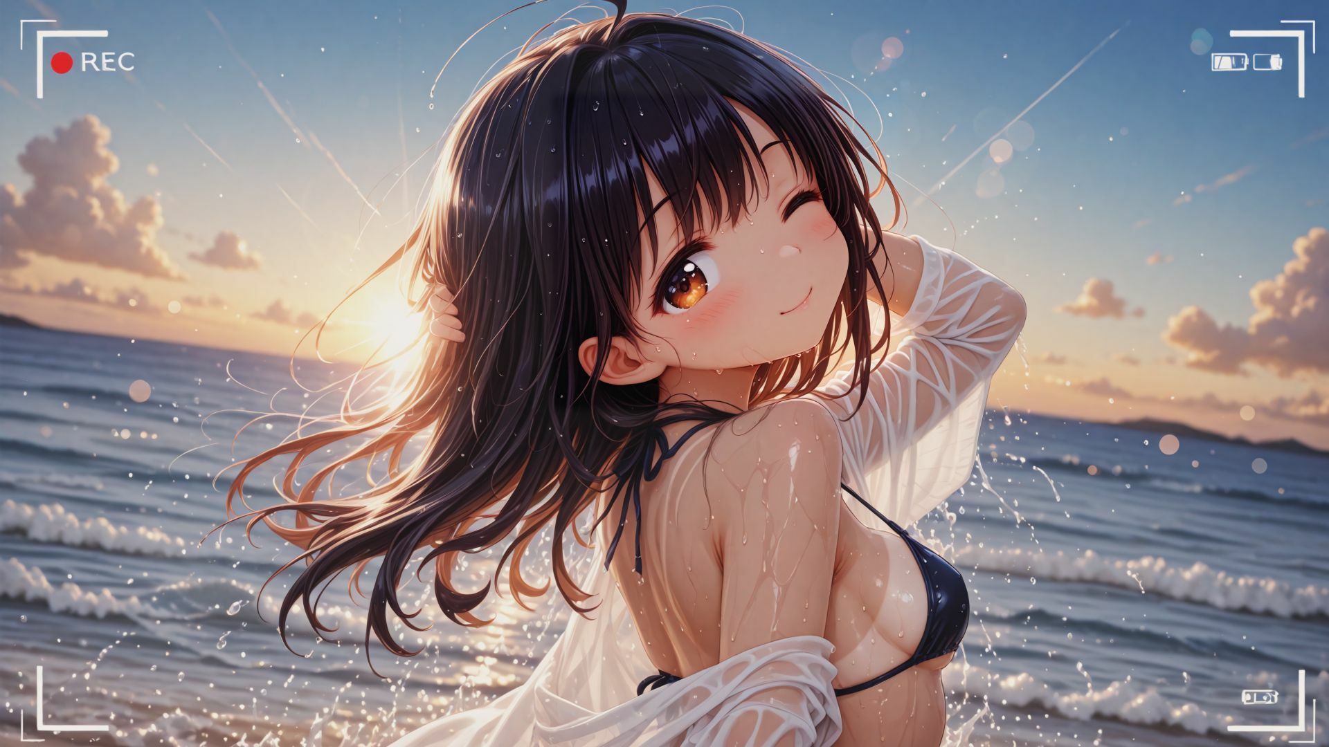 水着グラビア〜真夏のさいみんビーチ〜 サンプル画像2