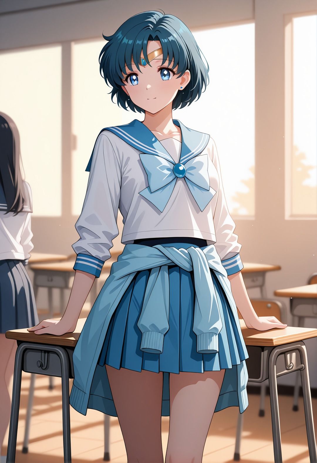 水野◯美の学校凌●日記 〜夜の自室で悶えるインテリ少女〜 サンプル画像1