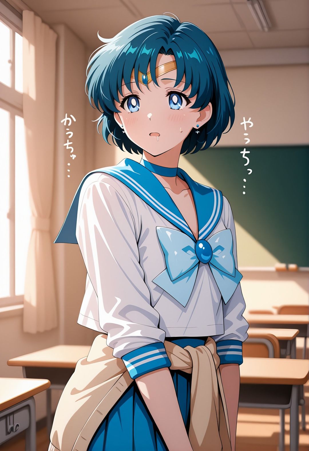 水野◯美の学校凌●日記 〜夜の自室で悶えるインテリ少女〜 サンプル画像5