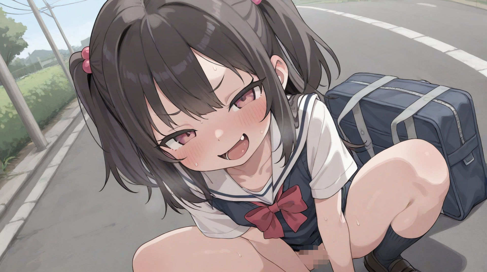 汗ばむ夏のクールビズ！【下半身露出・お尻フェチ】 サンプル画像3