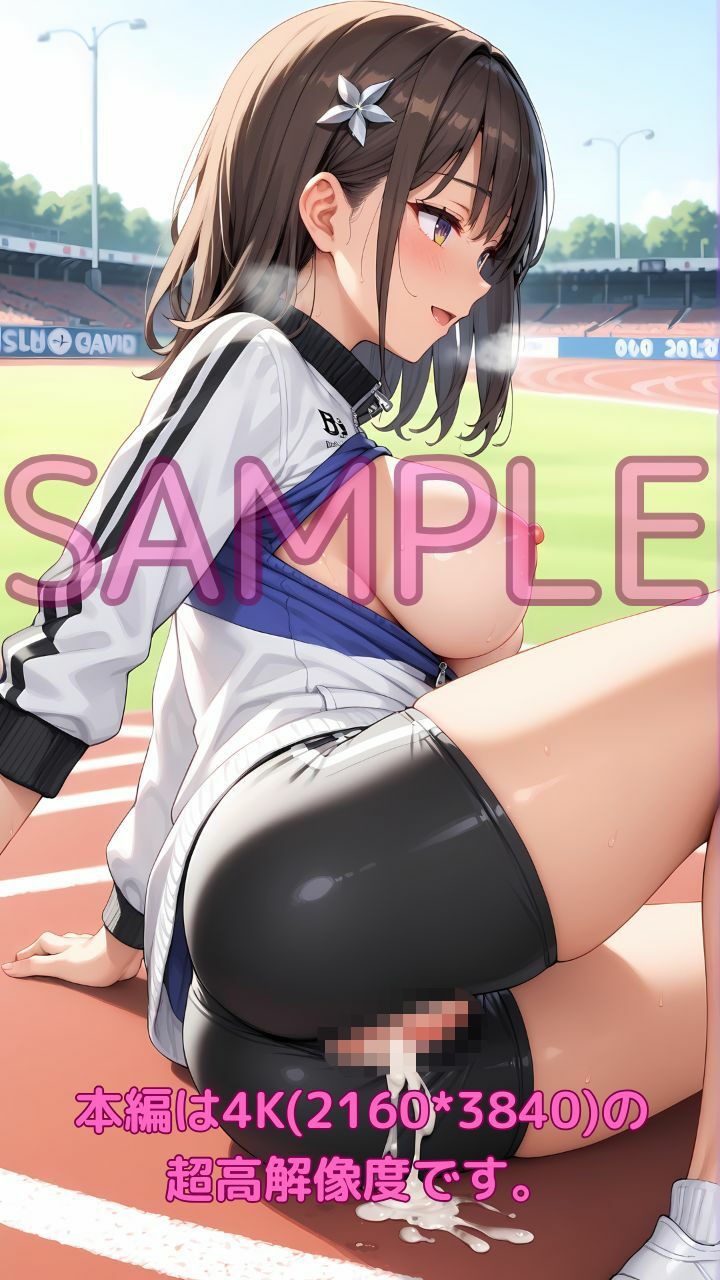 汗まみれ発情巨乳陸上部女子の引き締まったま○こを、俺の秘密のトレーニングで理性崩壊まで中出し！犯しまくり！ サンプル画像10