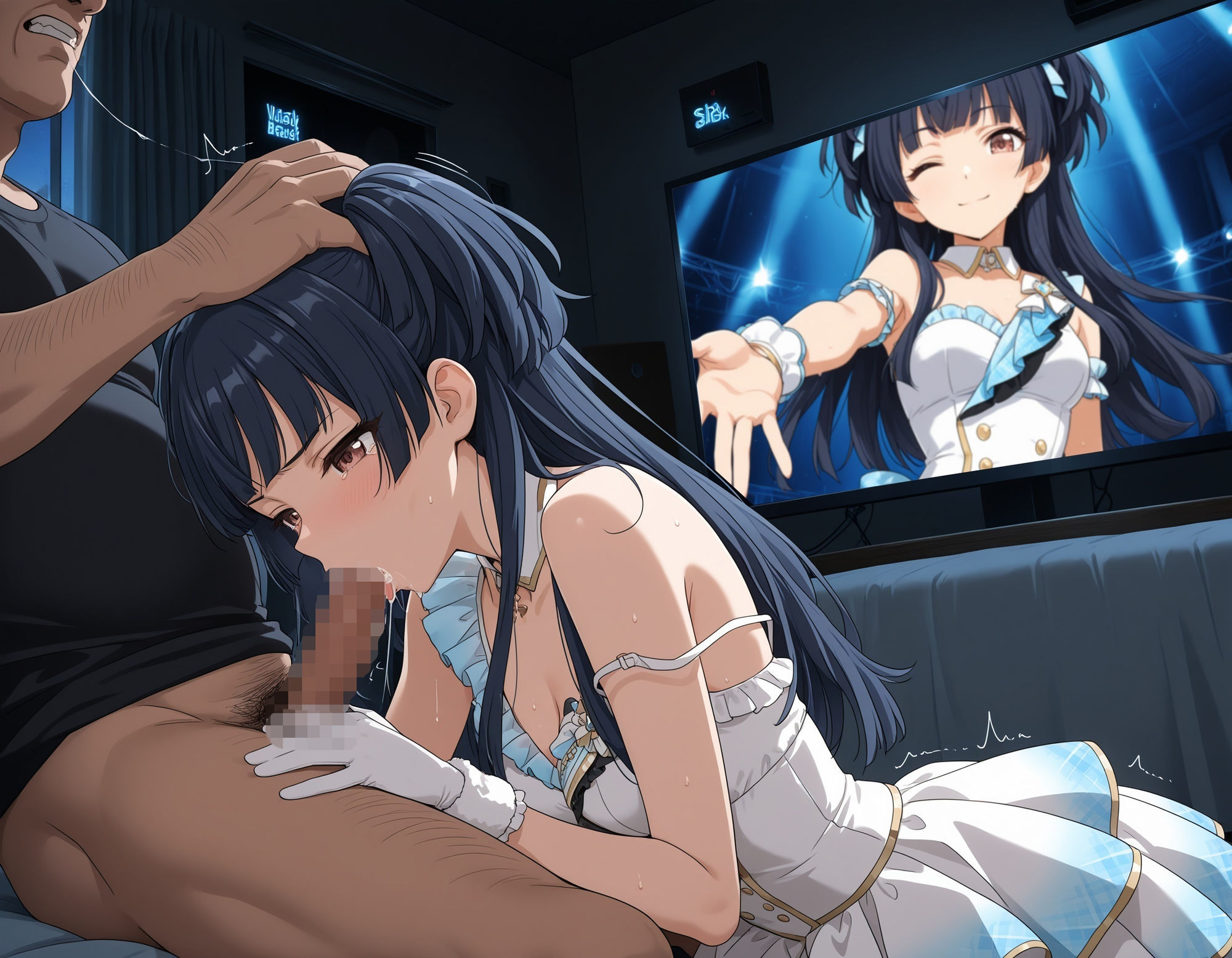 汚されたアイドル 〜黛冬●子〜【500枚】 サンプル画像5