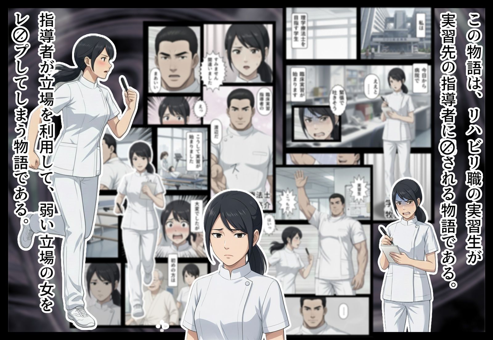 汚された白衣の女 サンプル画像1