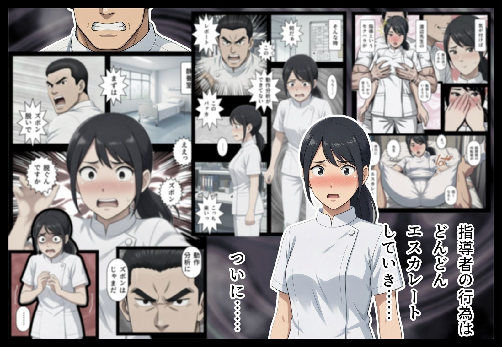 汚された白衣の女 サンプル画像3