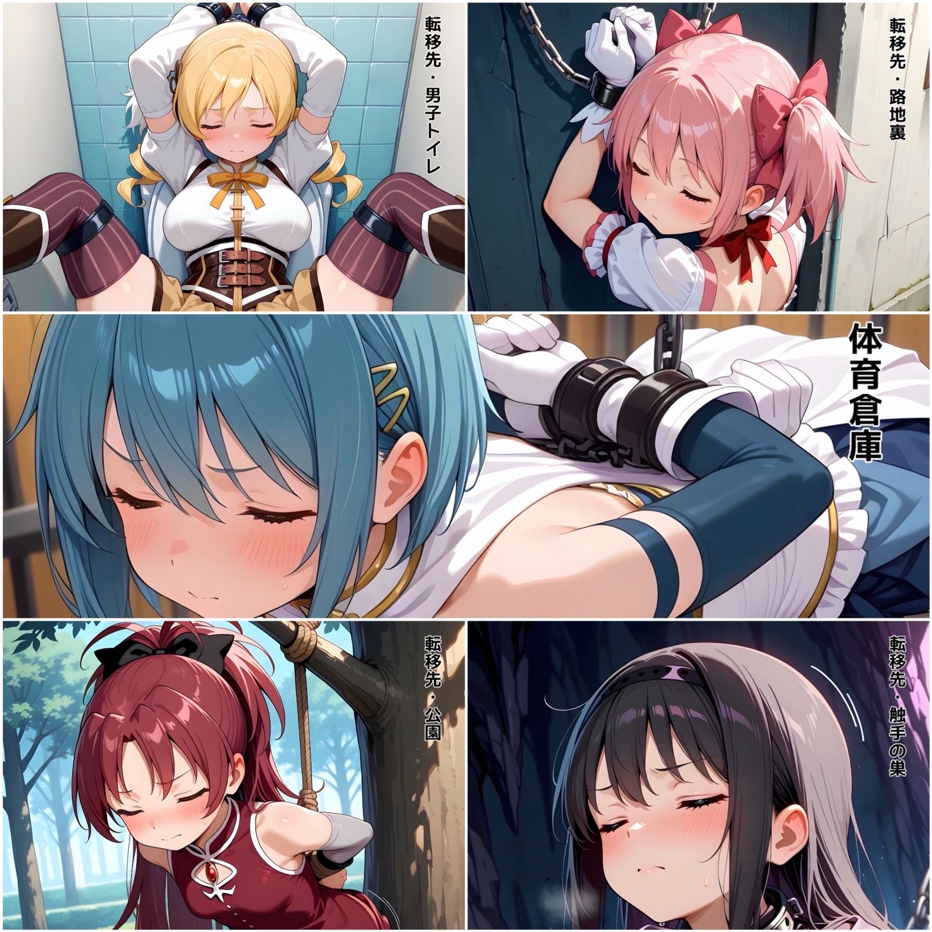 汚され魔法少女〜拘束と恥辱編〜 サンプル画像4