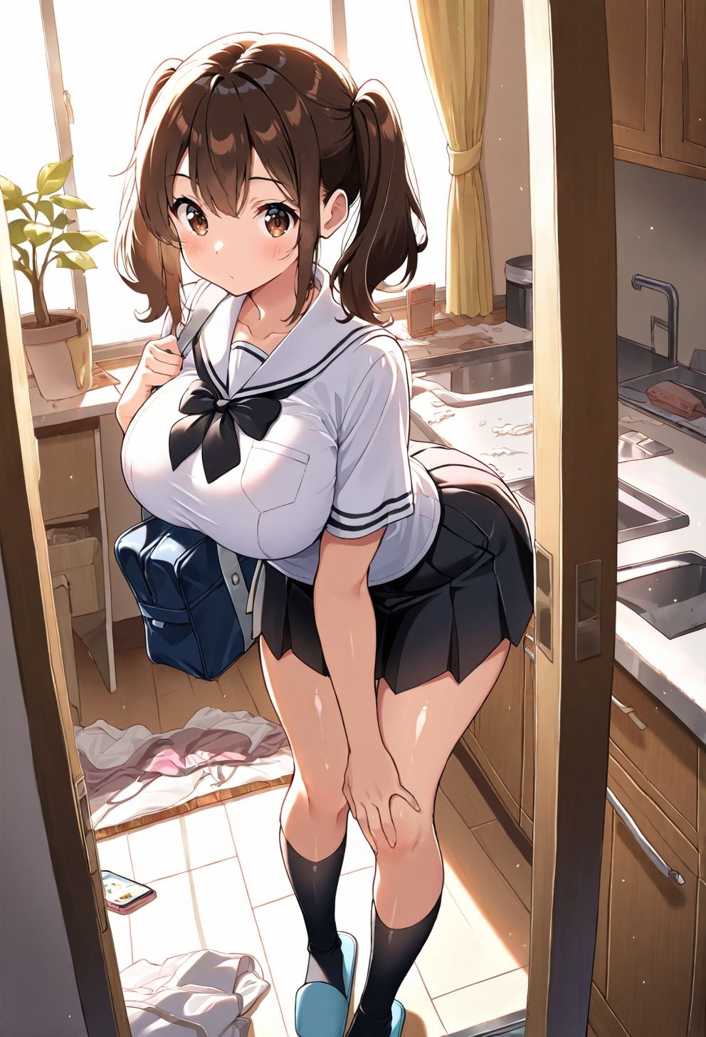 汚部屋へようこそ 巨乳ちゃんへの中出し日記 サンプル画像1