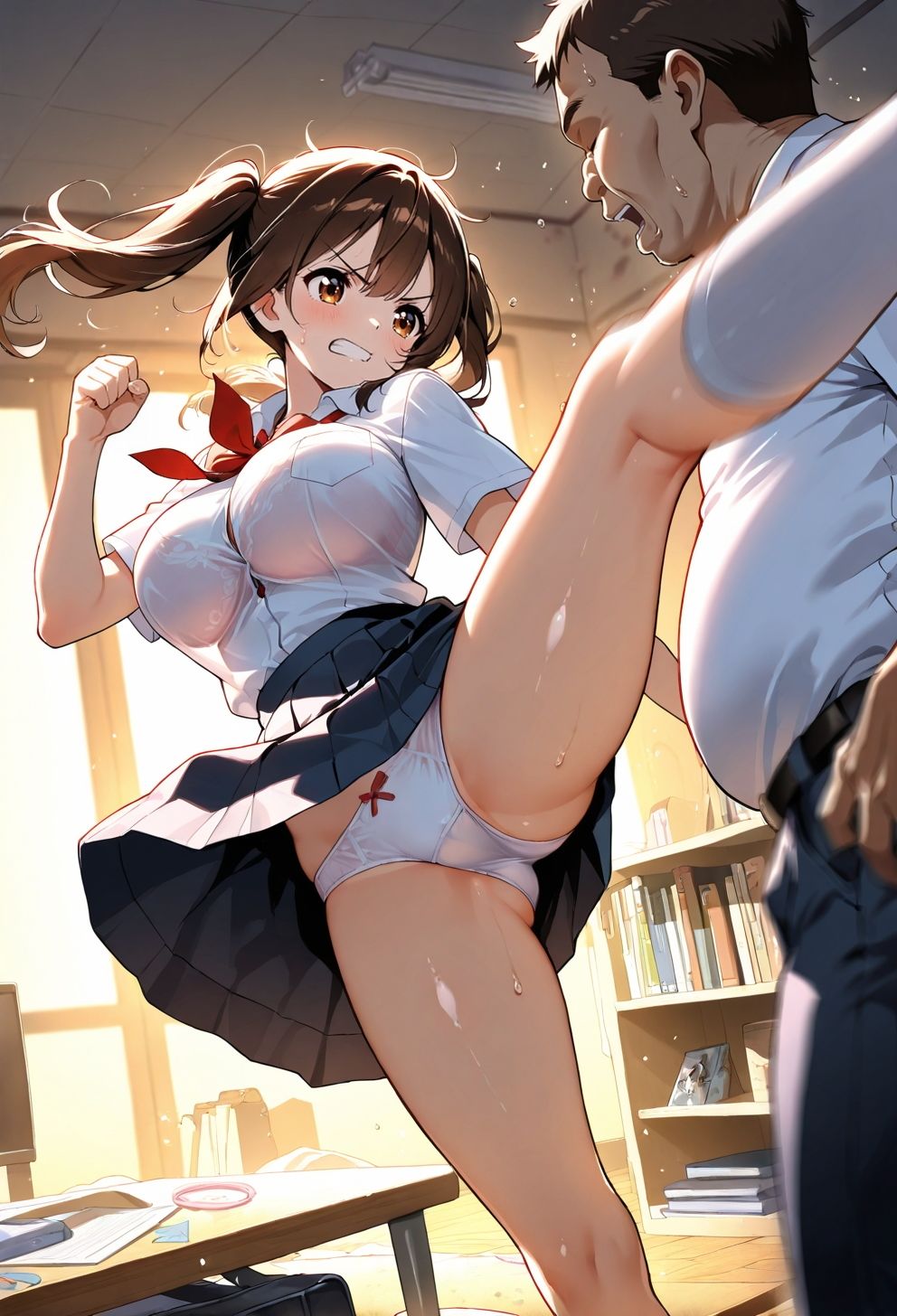 汚部屋へようこそ 巨乳ちゃんへの中出し日記 サンプル画像2