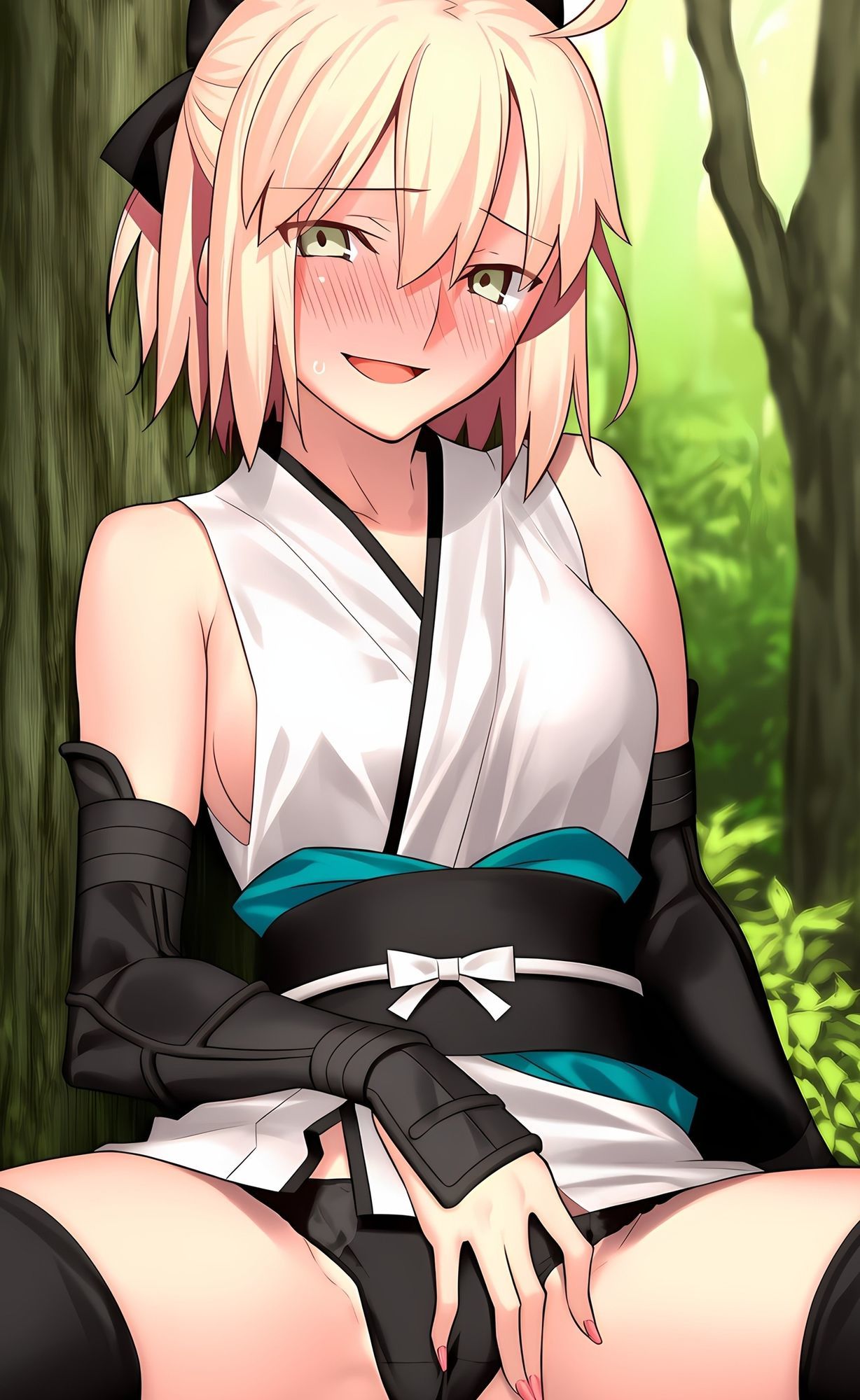 沖田ちゃんのエッチなAIイラスト集 サンプル画像3