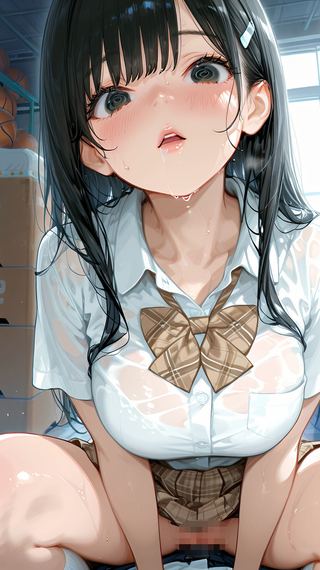 洗脳アプリと姫カット女子 サンプル画像4