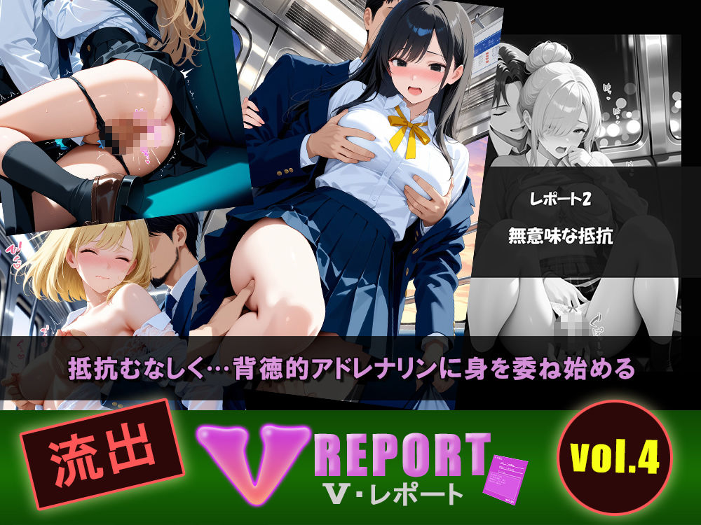 流出！？ V-レポート vol.4  通勤快速 生肌臨界点の科学 〜不可抗力パラドックス編〜 サンプル画像2
