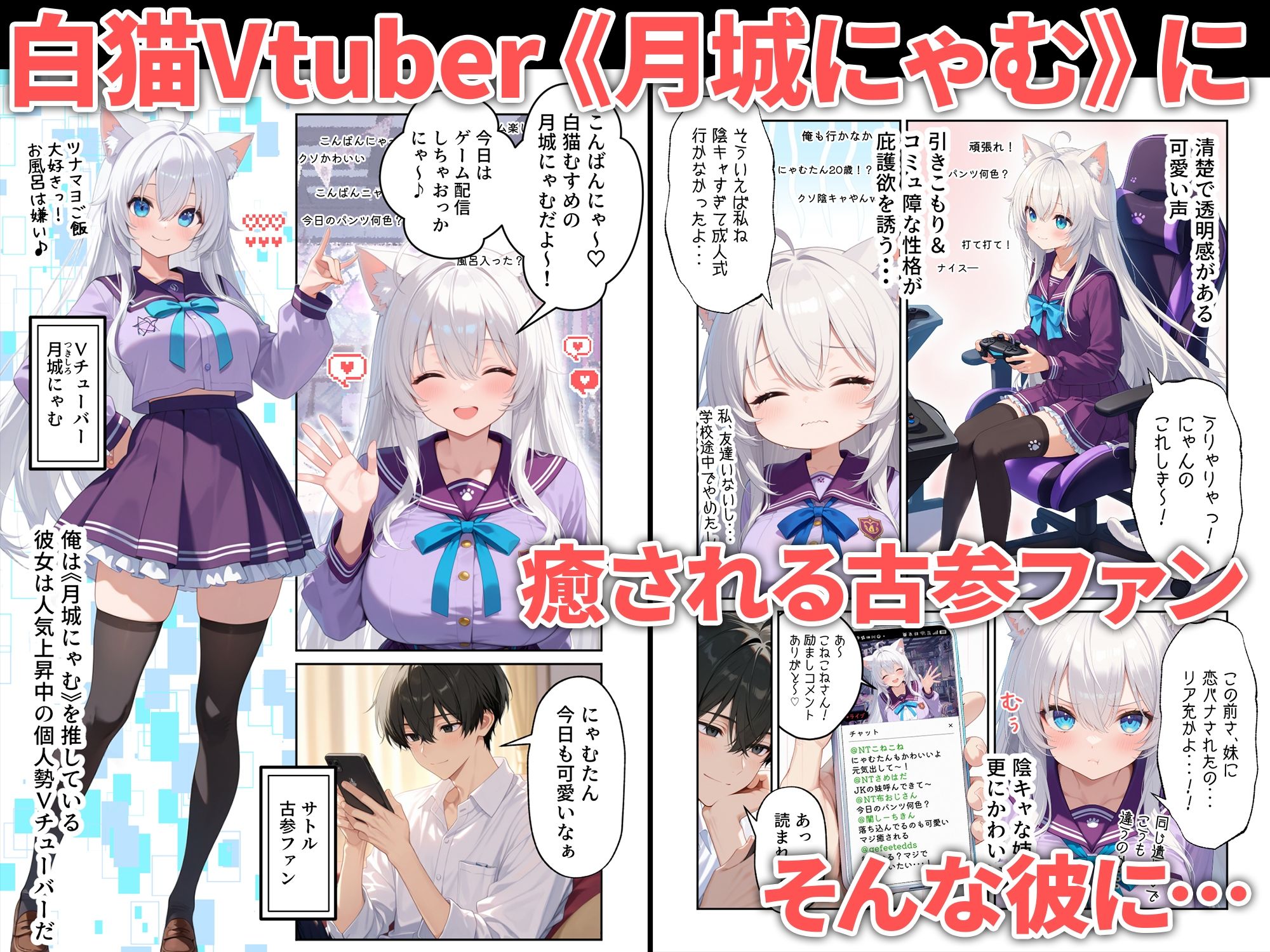 浮気えっち  恋人の姉が推しのVtuberだった話 サンプル画像1