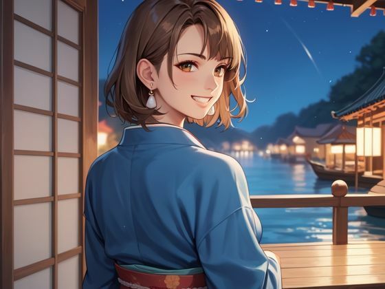 浴衣彼女と夏の思い出 サンプル画像1