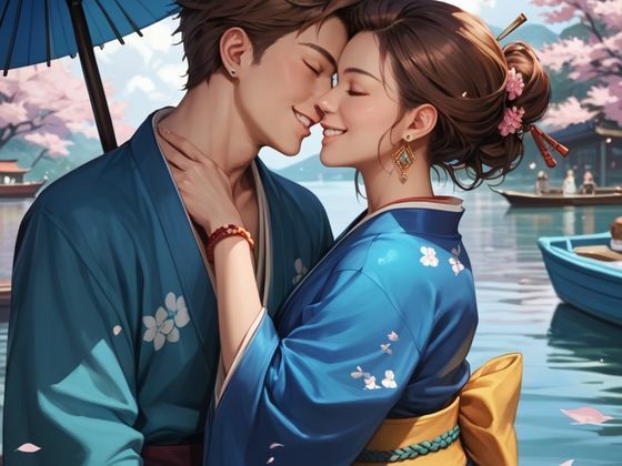 浴衣彼女と夏の思い出 サンプル画像2