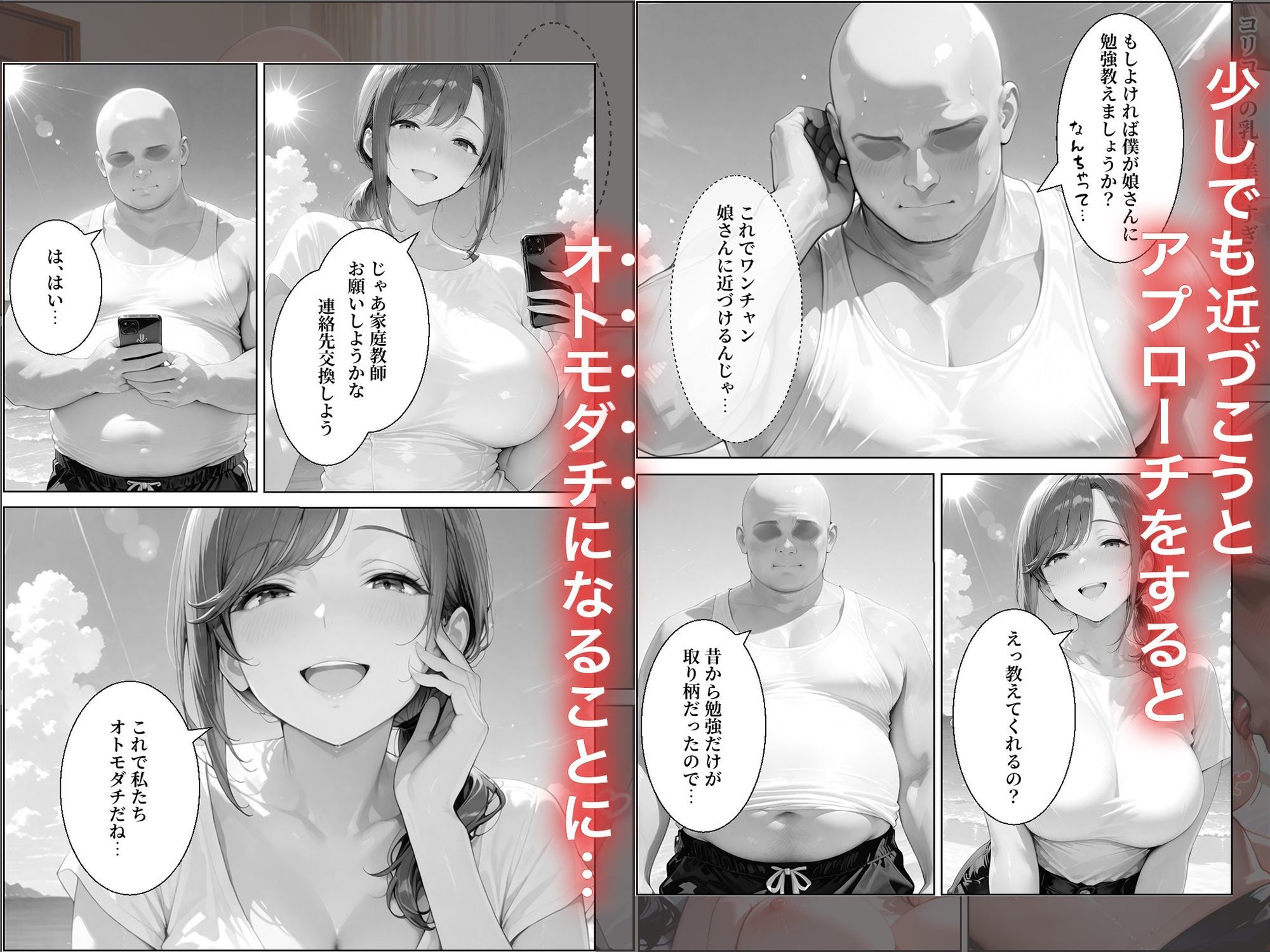 海で出会ったシングルマザーに誘惑されて生ハメセックスしちゃった話 サンプル画像2
