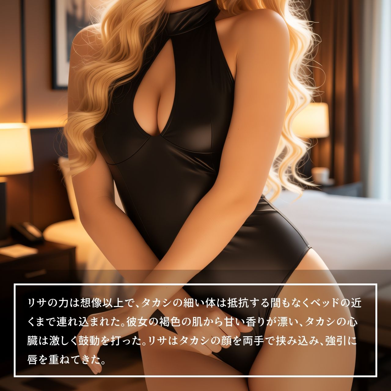 海外出張先のホテルでムチムチのボンテージ姿のお姉さんに強●射精させられた僕【オムニバス2】 サンプル画像2