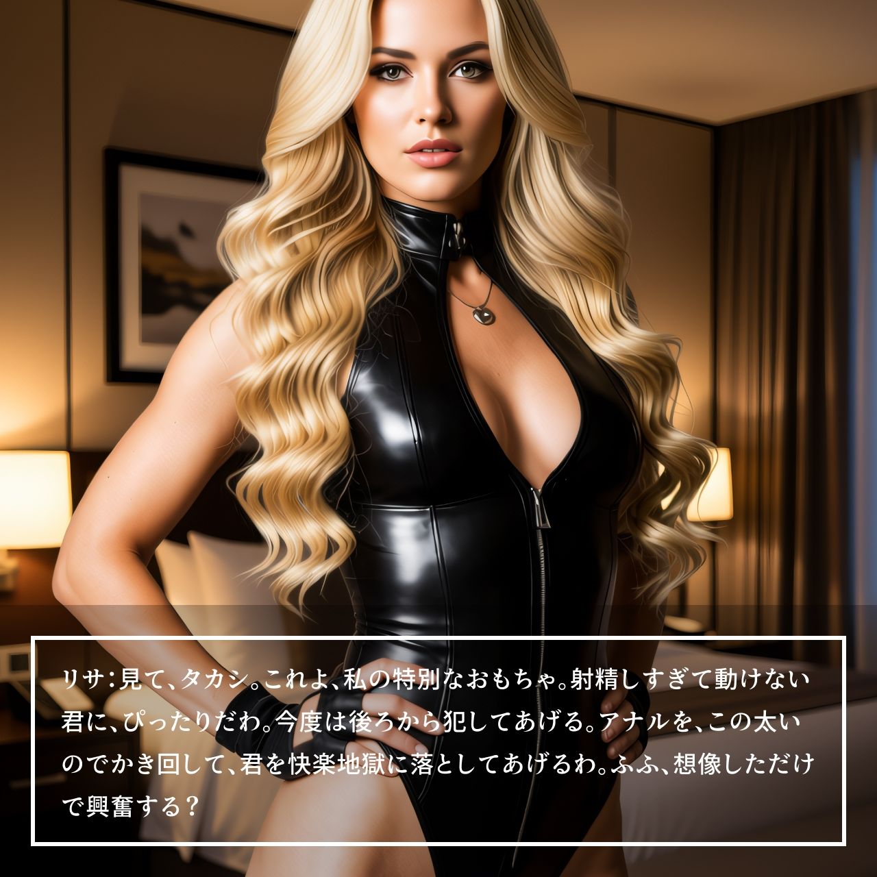 海外出張先のホテルでムチムチのボンテージ姿のお姉さんに強●射精させられた僕【オムニバス2】 サンプル画像7