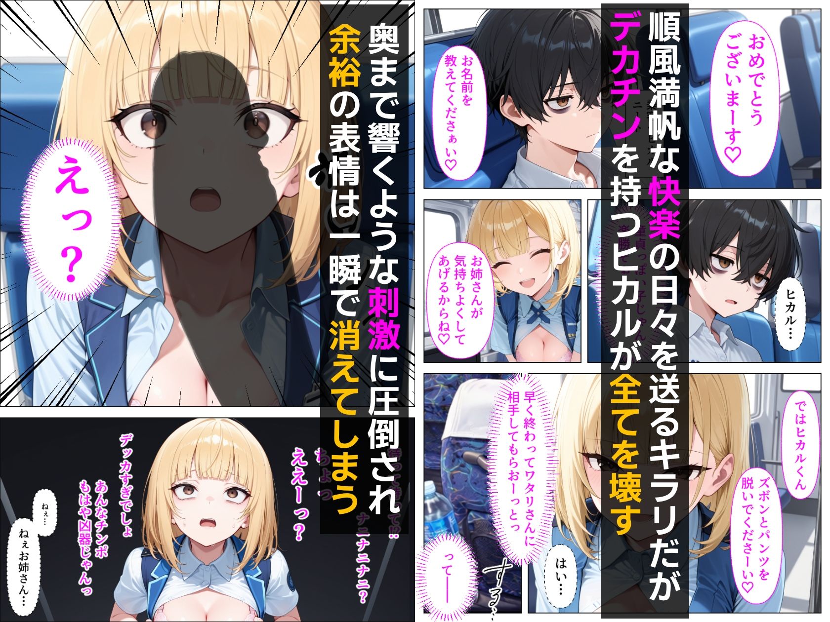 淫乱ギャルバスガイド汁まみれご奉仕ツアー_連日お客に潮だく中出しセックスされる話 サンプル画像5