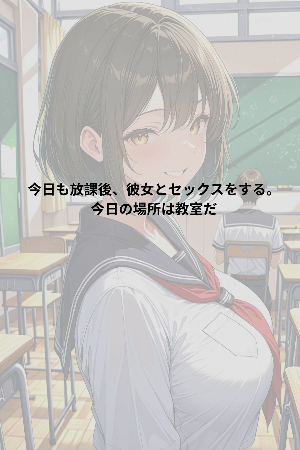 淫乱女子校生 放課後生ハメ快楽堕ち 校内どこでも中出しSEX中毒 サンプル画像9