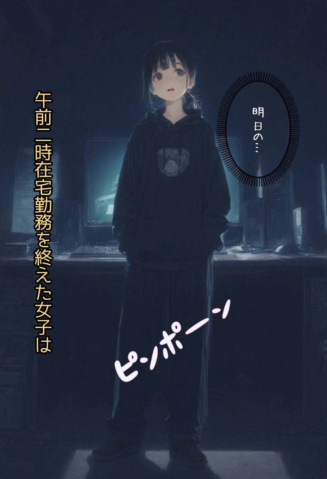 深夜の在宅ワーク サンプル画像1