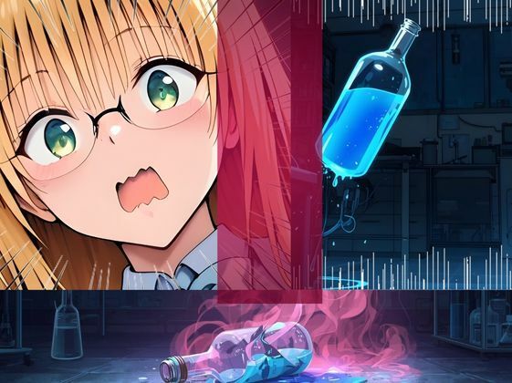 深夜の研究室で大発明！？ ティア先生、自らの媚薬で大暴走！ サンプル画像2