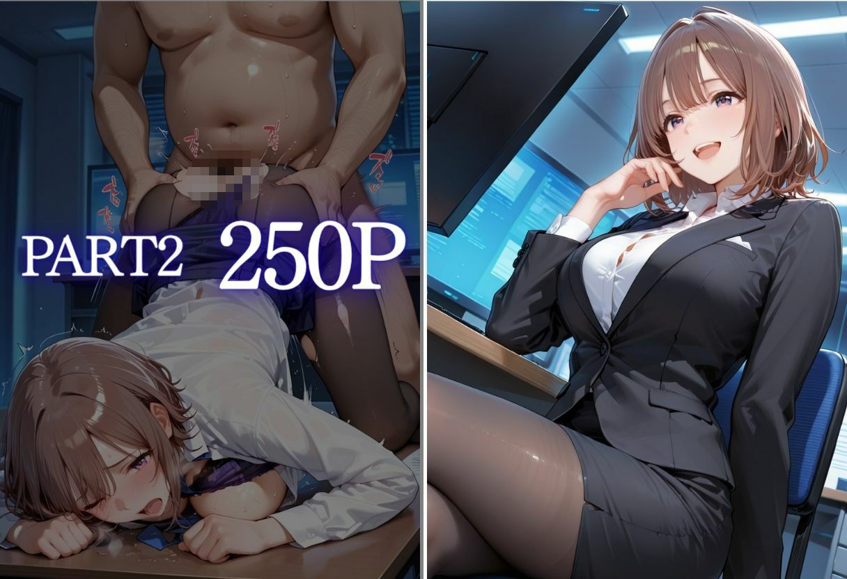 深夜残業OL 〜我慢の限界を迎えた同僚にオフィスで犯●れ、事後即2回戦中出しされるまでVol.2 サンプル画像3