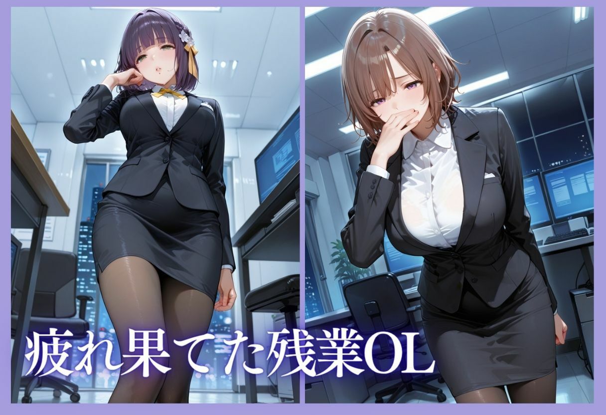 深夜残業OL 〜我慢の限界を迎えた同僚にオフィスで犯●れ、事後即2回戦中出しされるまでVol.2 サンプル画像4