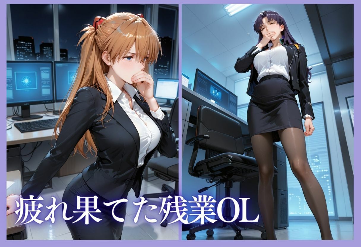 深夜残業OL 〜我慢の限界を迎えた同僚にオフィスで犯●れ、事後即2回戦中出しされるまでVol.3 サンプル画像4