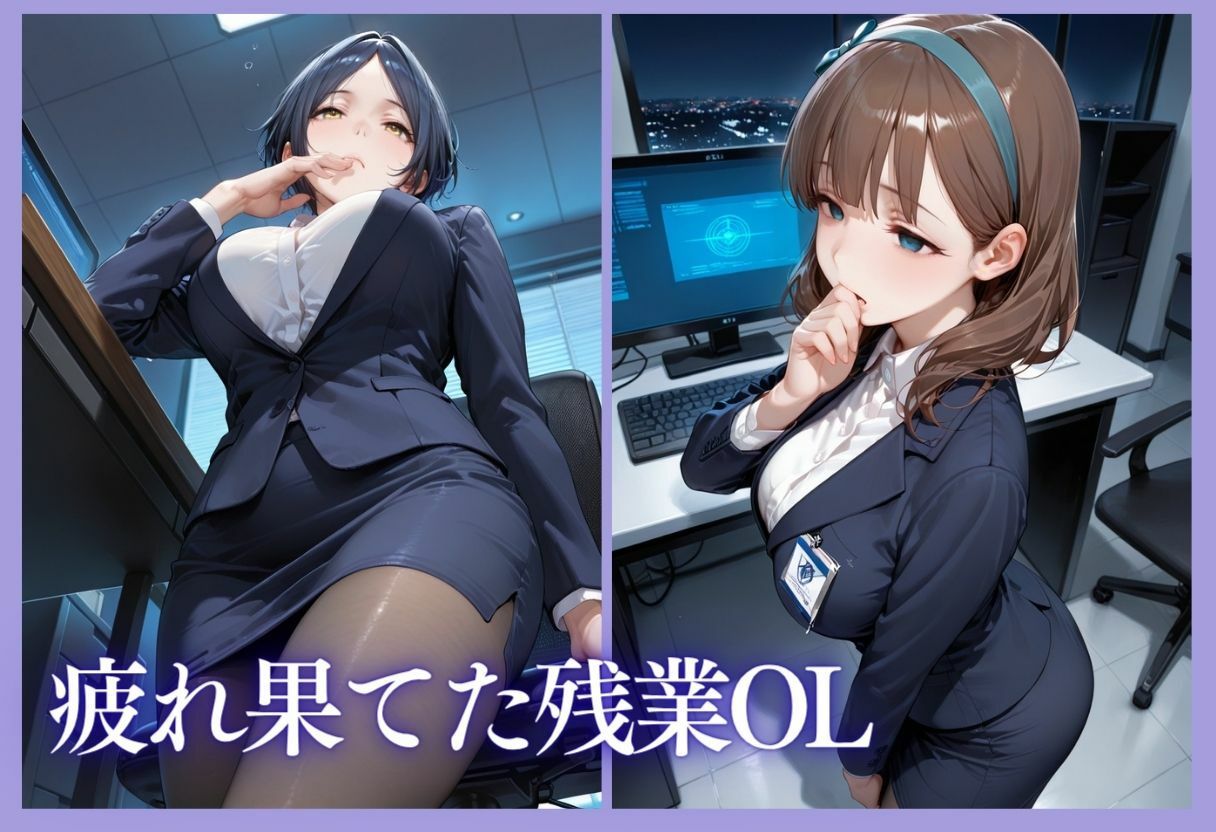 深夜残業OL 〜我慢の限界を迎えた同僚にオフィスで犯●れ、事後即2回戦中出しされるまでVol.4 サンプル画像4