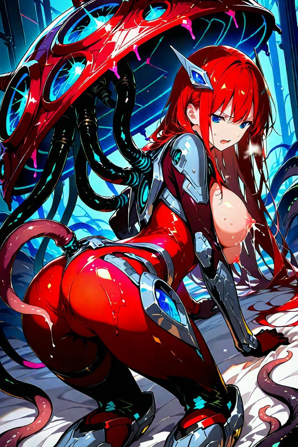 深紅の変身ヒロイン 敗北調教集 サンプル画像1