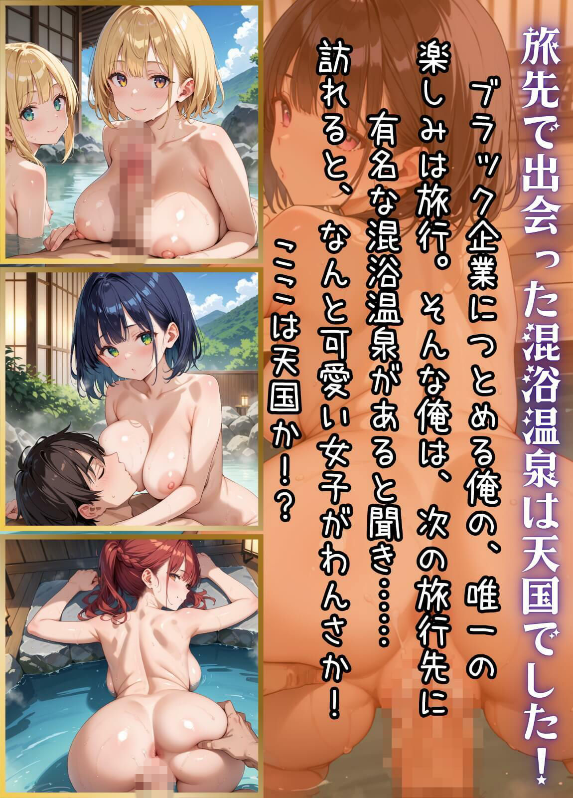 混浴温泉は、はめ放題でした！【厳選490枚】 サンプル画像1