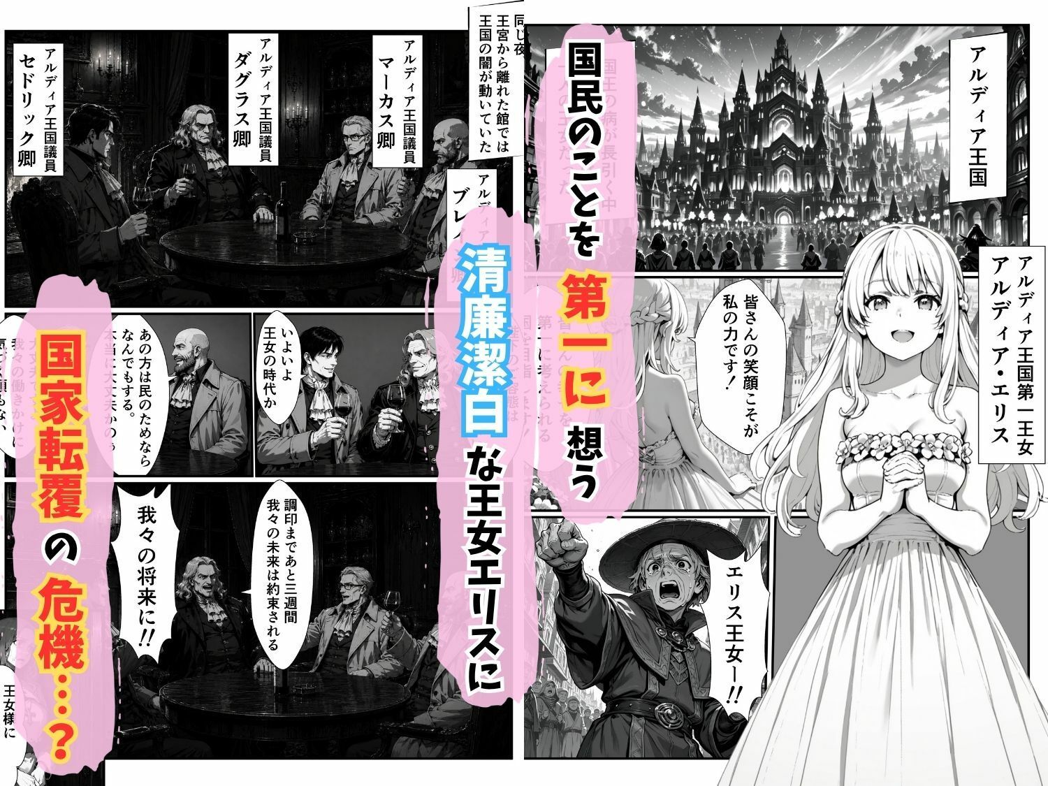 清廉潔白な王女様が俺のモノになるらしい サンプル画像1