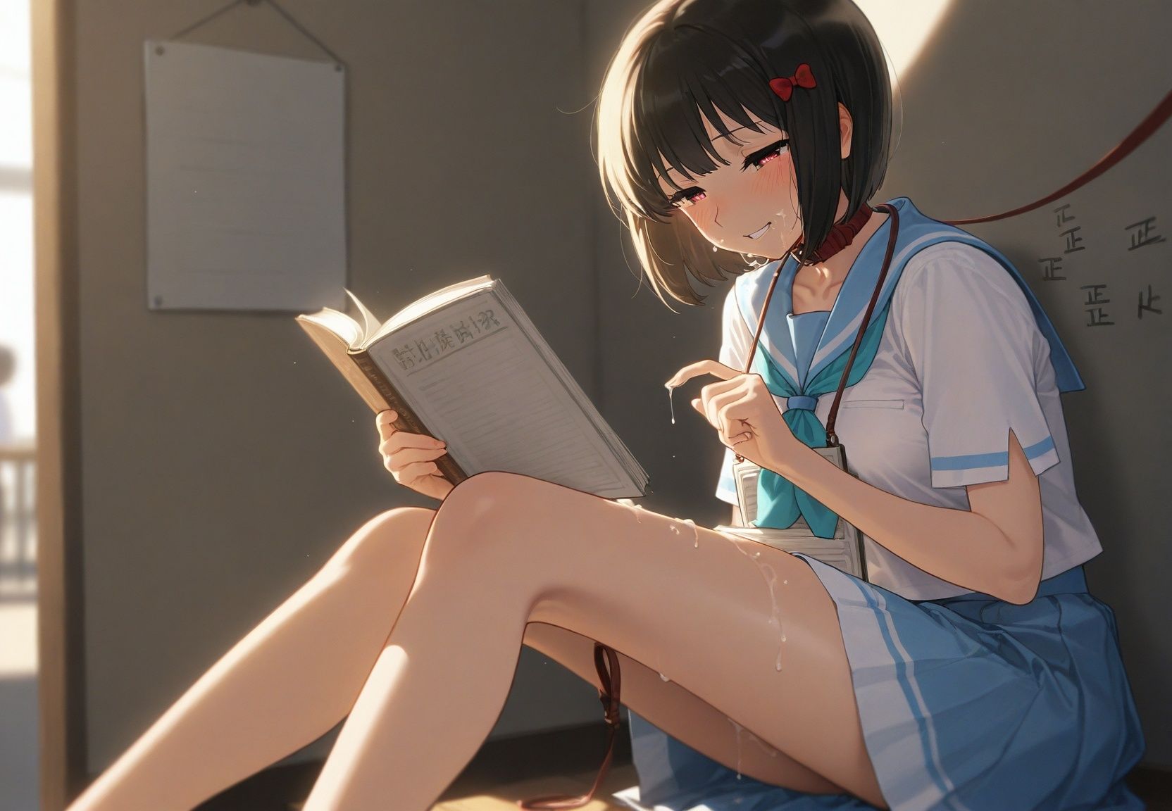 清楚JK彼女が文化祭で「全員の精液受けます」って公衆便器化www 響〇！ユーフォニアム02 サンプル画像6