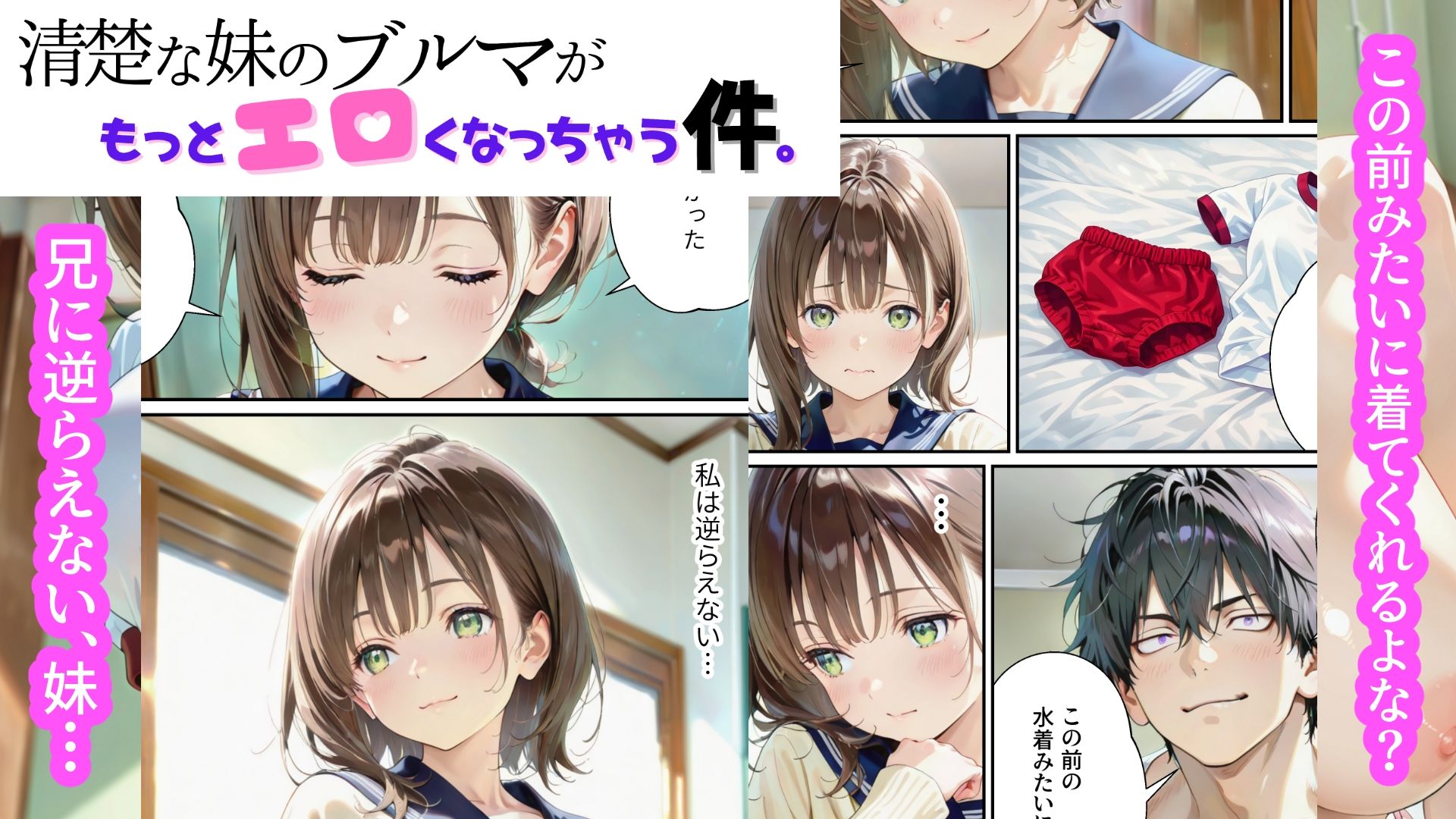 清楚な妹のブルマが、もっとエロくなっちゃう件。第3話「体操着編」 サンプル画像2