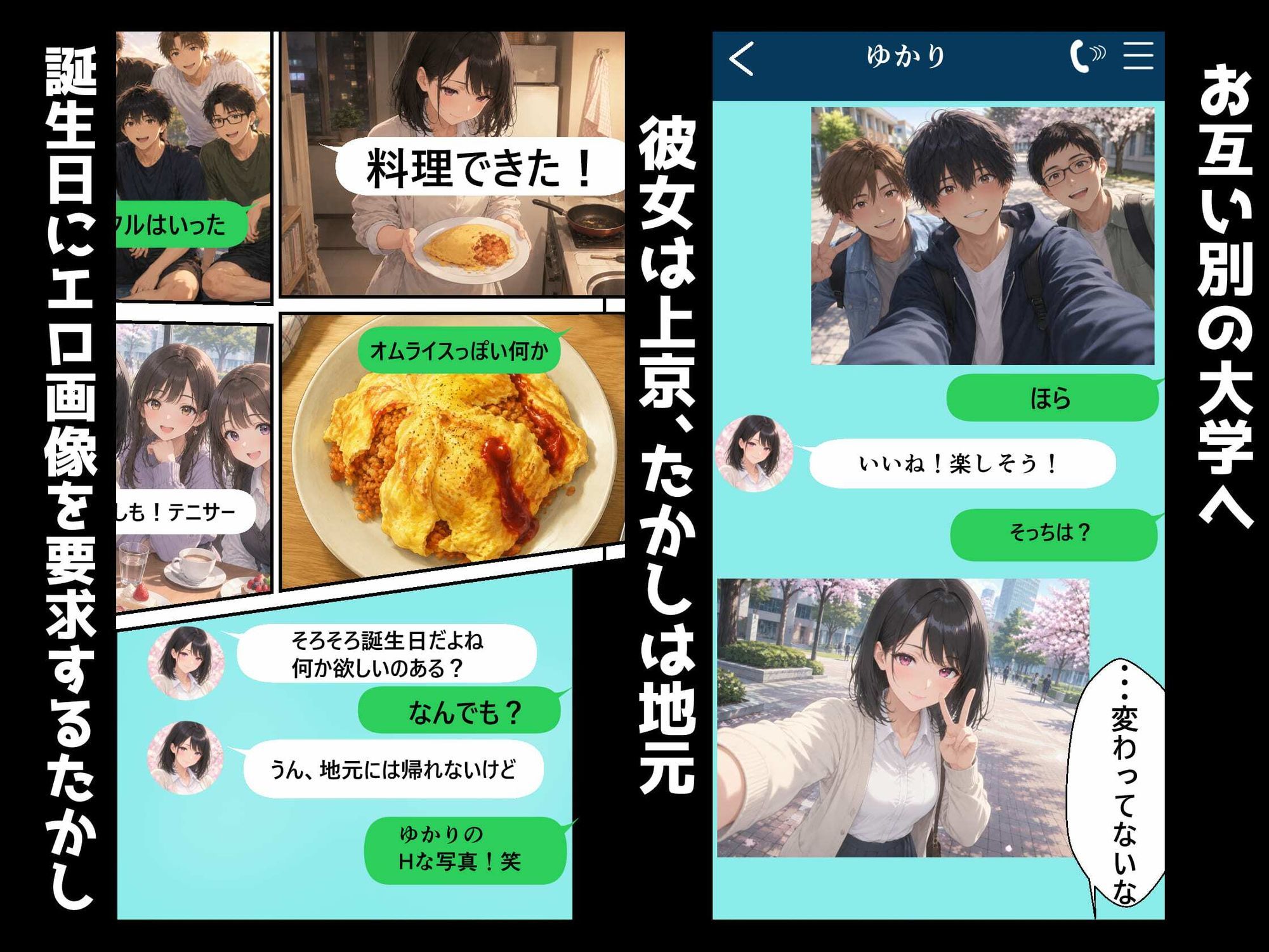 清楚な彼女に自撮りエロ画像を要求してたらいつのまにかNTRれました サンプル画像5