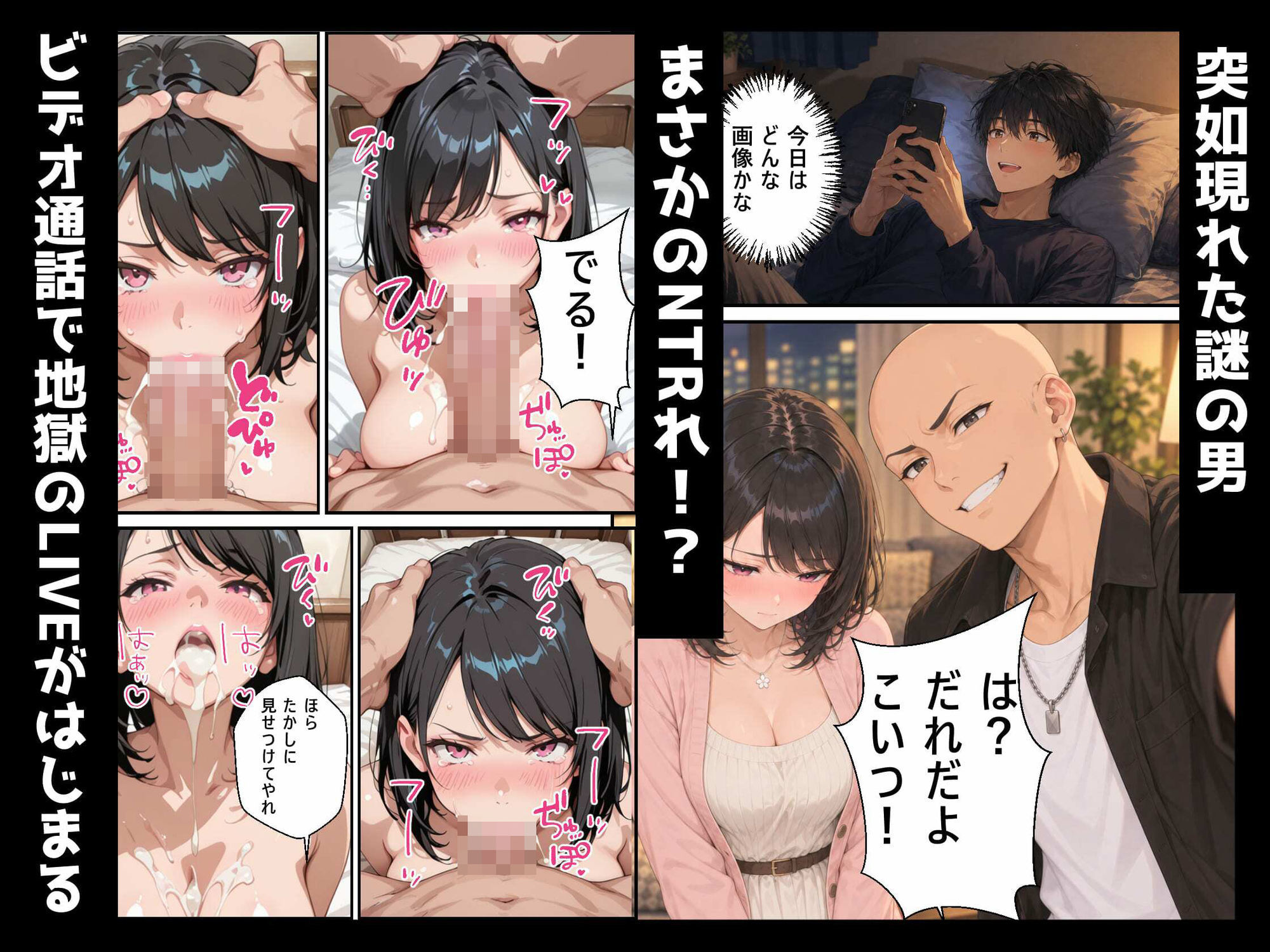清楚な彼女に自撮りエロ画像を要求してたらいつのまにかNTRれました サンプル画像7
