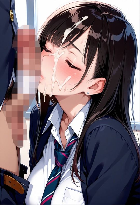 清楚巨乳セーラーJ●汗だくアヘ完堕ち 〜黒髪ロング中出し孕ませ種付け調教〜 サンプル画像6