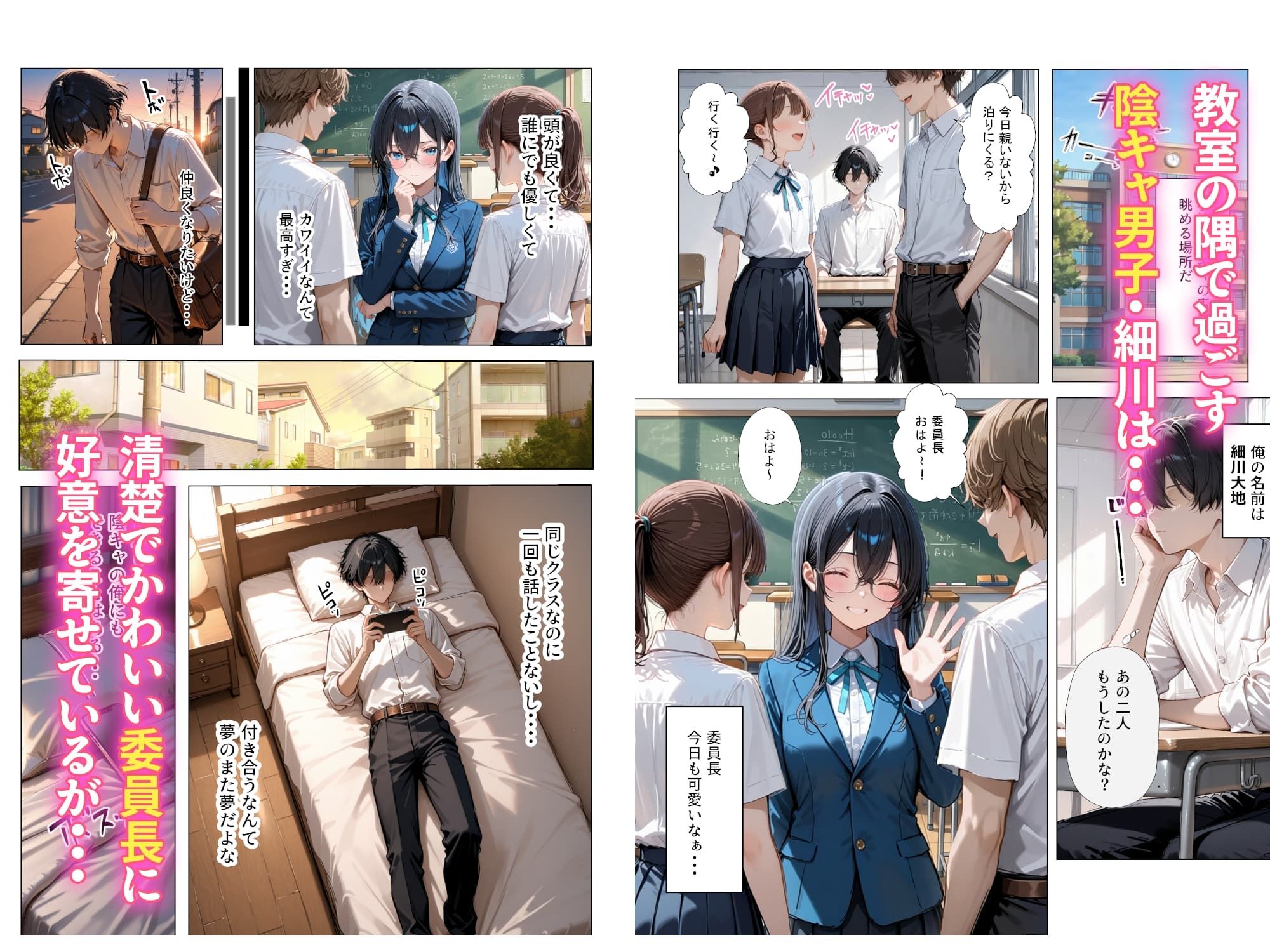 清楚彼女がいるのにギャルとの予行練習（生本番）がやめられない話【ぬるぬるエロアニメ動画同梱】 サンプル画像1