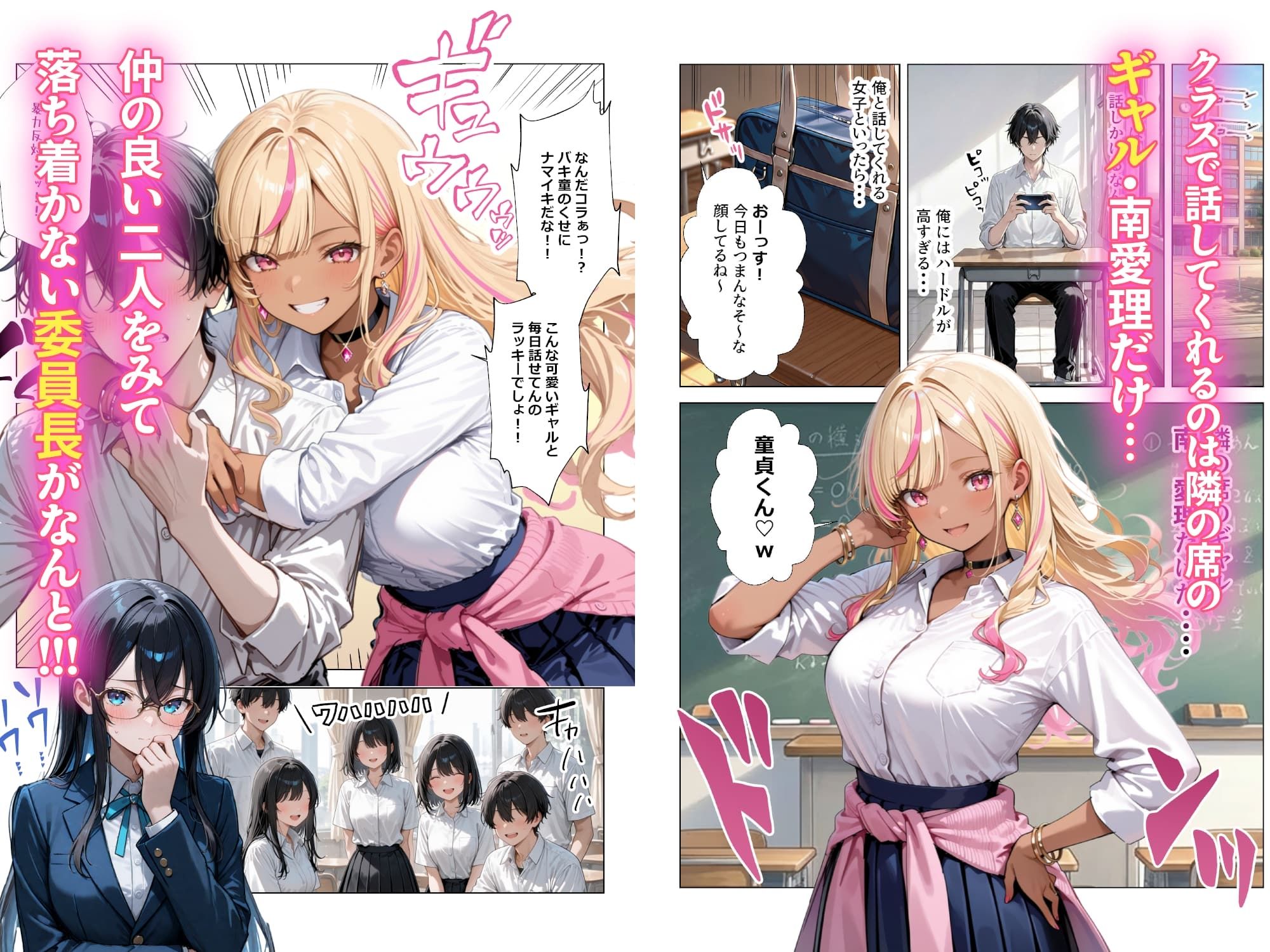 清楚彼女がいるのにギャルとの予行練習（生本番）がやめられない話【ぬるぬるエロアニメ動画同梱】 サンプル画像2