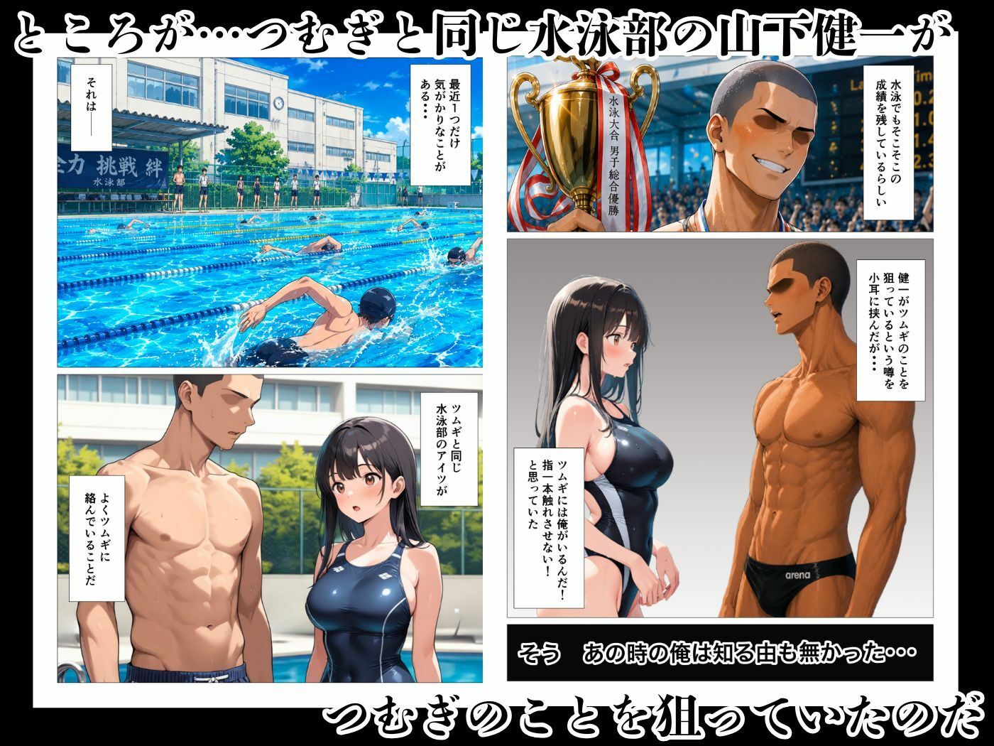 清楚彼女は処女を奪われイキ狂い寝取られる サンプル画像3