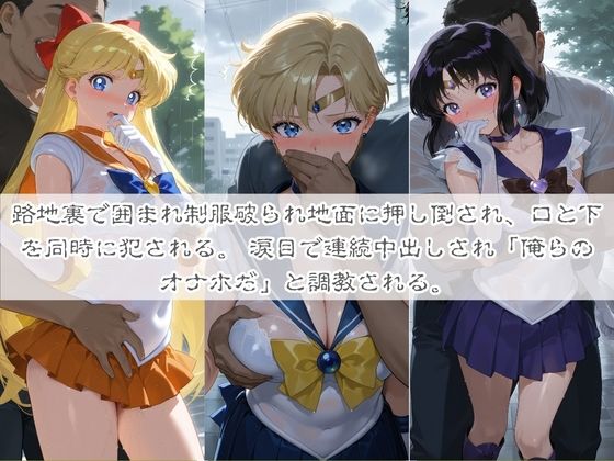 清楚系ヒロインがホームレスに拉致されて監禁いいなりオナホ化 セ〇ラームーン02 サンプル画像1
