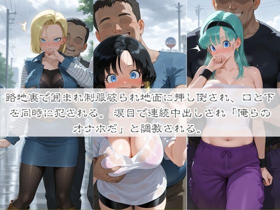 清楚系ヒロインがホームレスに拉致されて監禁いいなりオナホ化 ド〇ゴンボール サンプル画像1