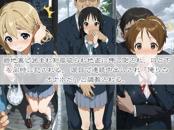 清楚系ヒロインがホームレスに拉致されて監禁いいなりオナホ化 け〇おん！ サンプル画像1
