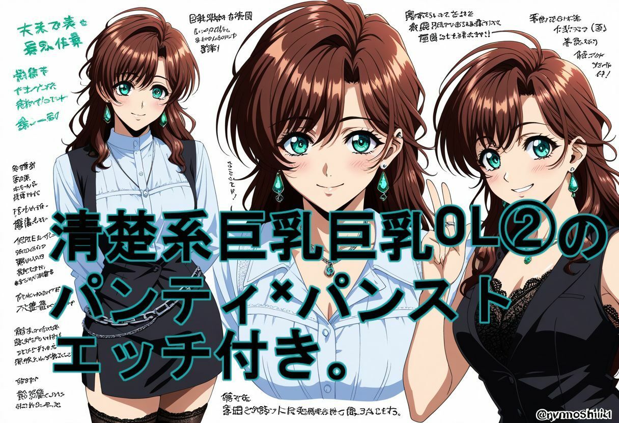 清楚系巨乳OL 2のパンティ×パンスト。エッチ付き。 サンプル画像2