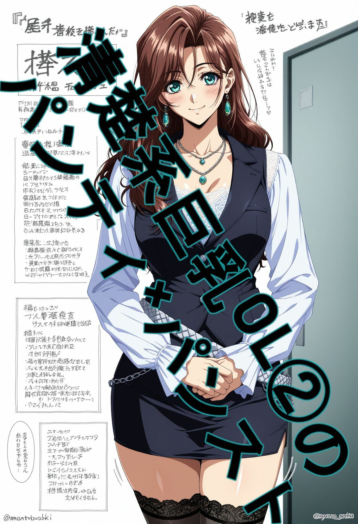 清楚系巨乳OL 2のパンティ×パンスト。エッチ付き。 サンプル画像3