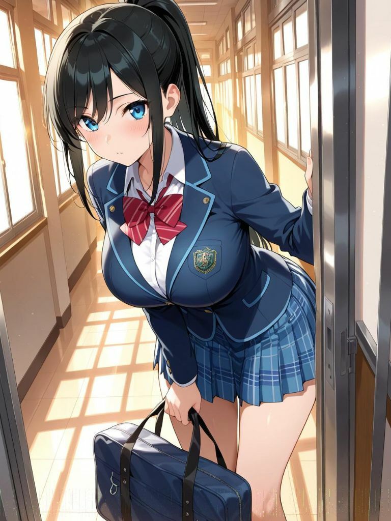 清楚系巨乳ギャルの淫乱な放課後 サンプル画像1