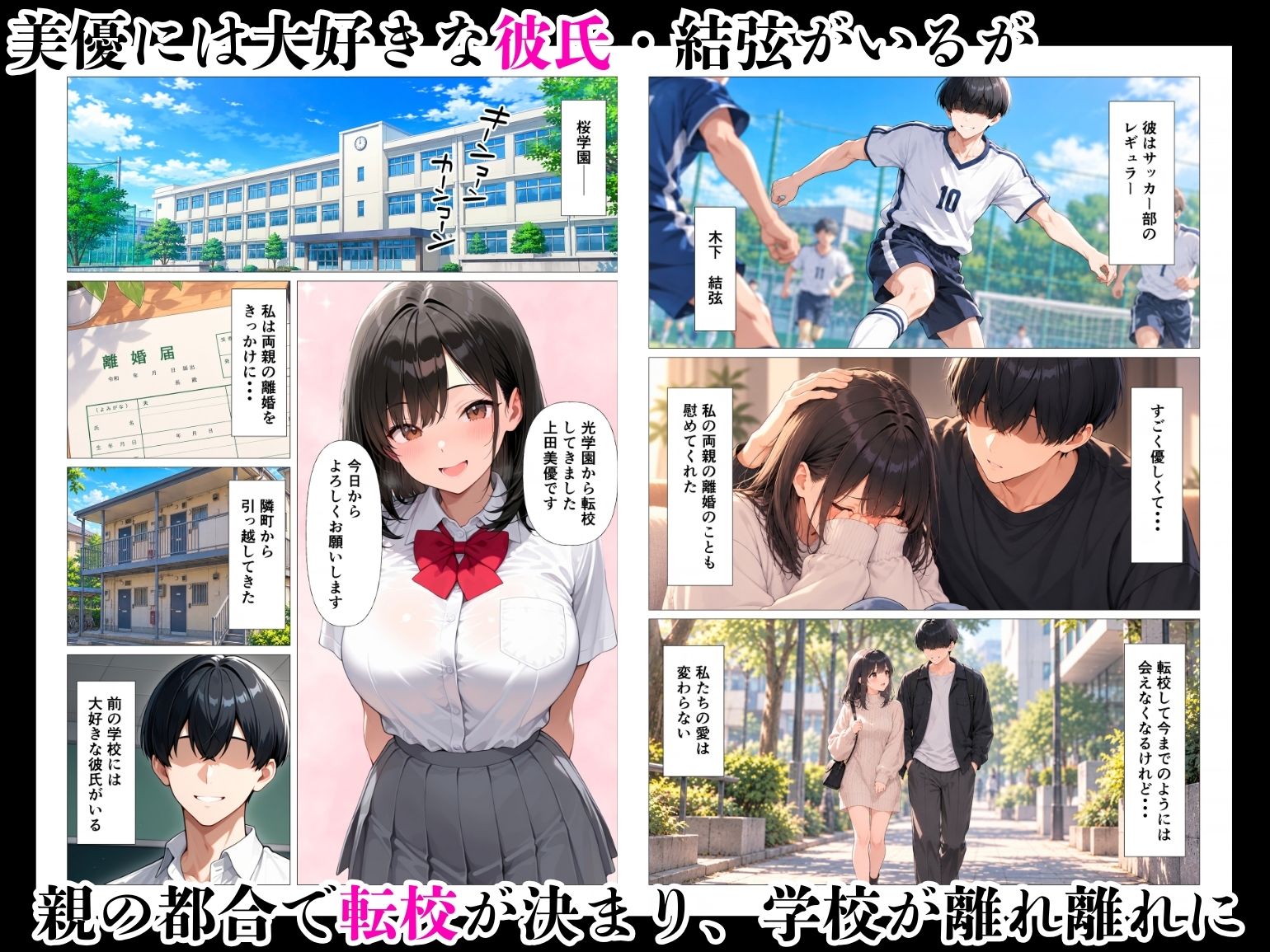 清楚系彼女は寝取られる〜気持ちとは裏腹に体が求めてメス堕ち〜 サンプル画像2