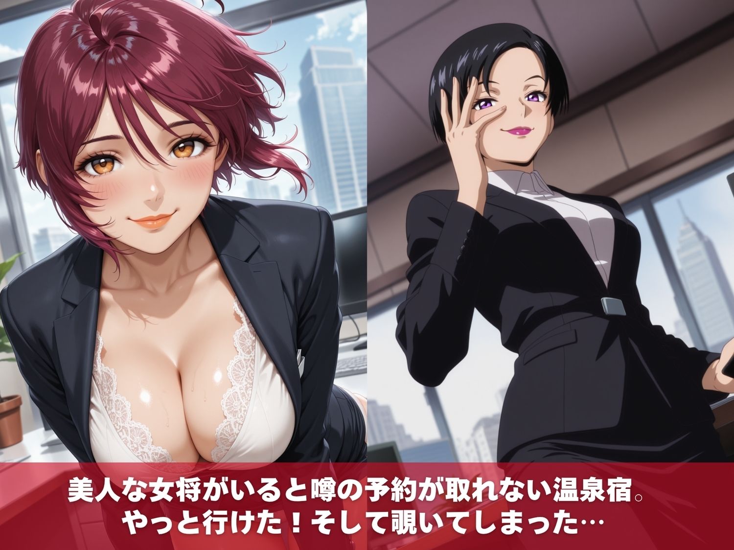 温泉宿の秘密（ハート）覗き見したら…〜ガ●ダムSEED2〜 サンプル画像1