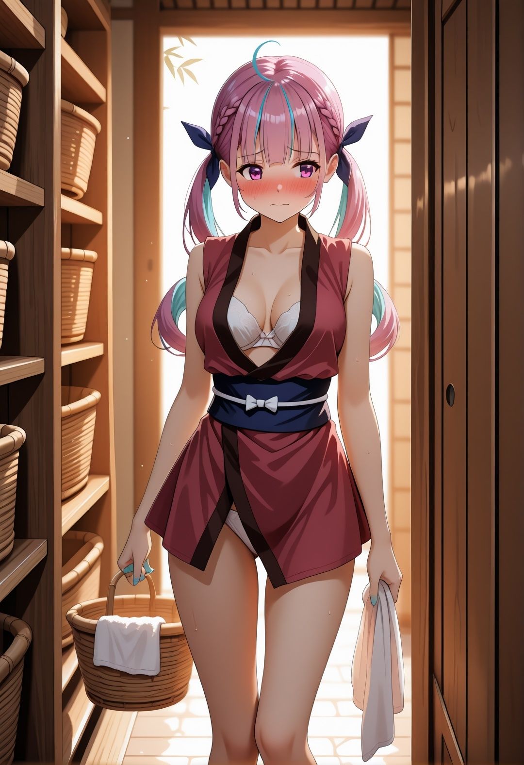 湊あ〇あ温泉凌●パロディ！VTuber美少女が湯船拘束輪●でアヘ顔絶頂ぶっかけ乱れまくりCG集 サンプル画像10