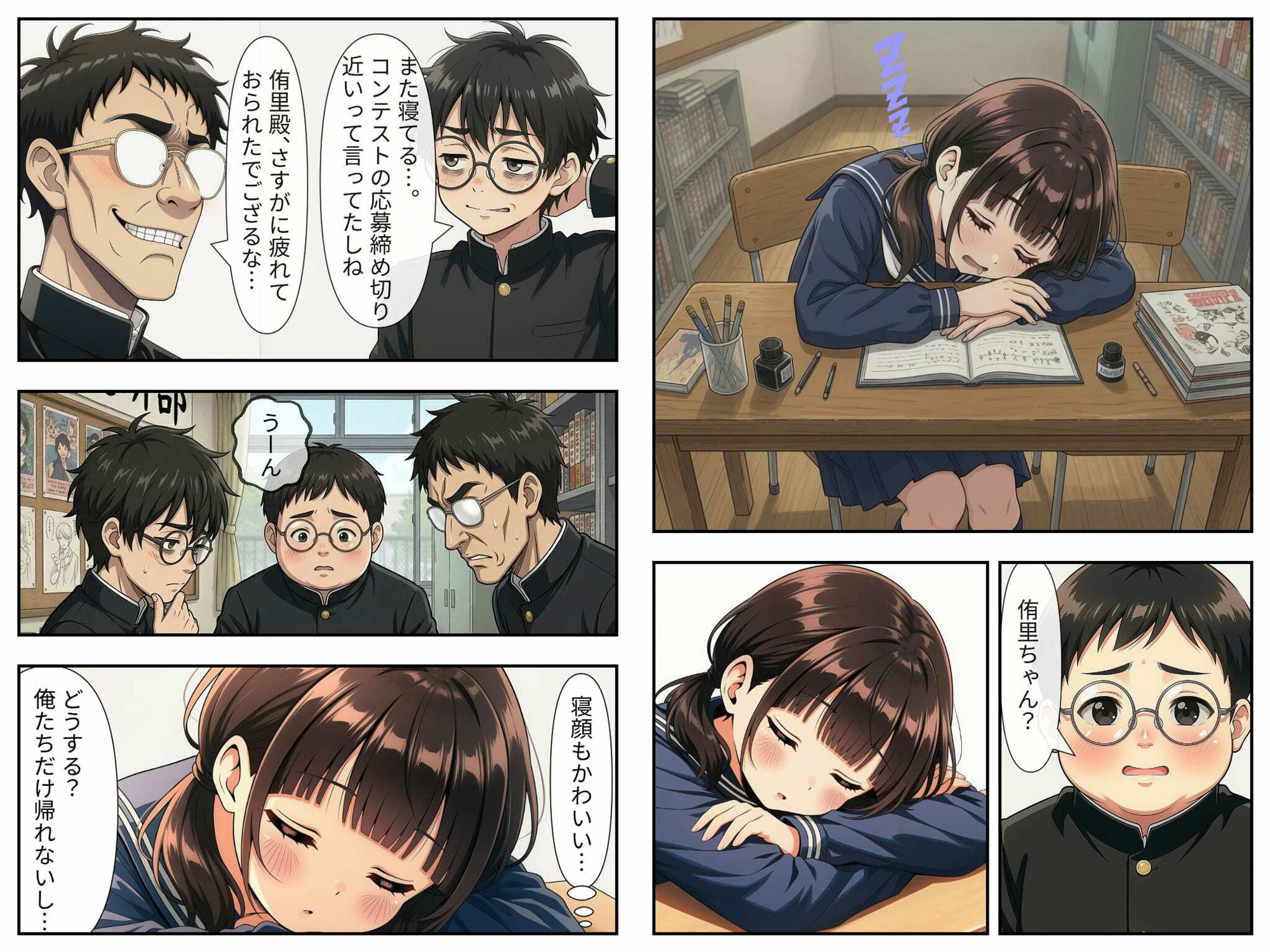 漫研の眠り姫〜睡眠薬で眠らされた無垢な後輩 1話・2話〜 サンプル画像2